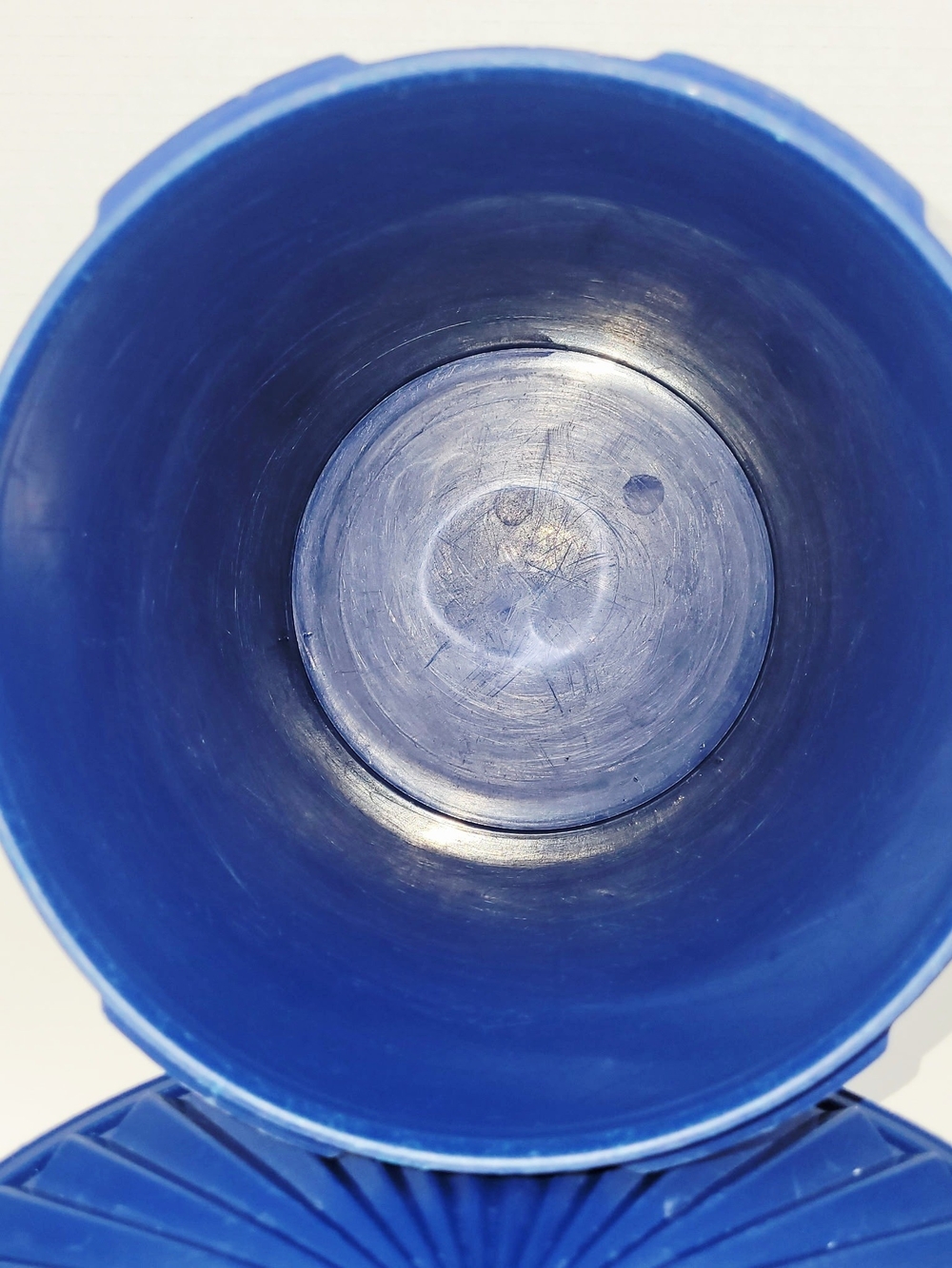 Vtg 70s~Tupperware Servalier~805~807~809~811~Dark Blue Floral Starburst w/Lids - Picture 7 of 13